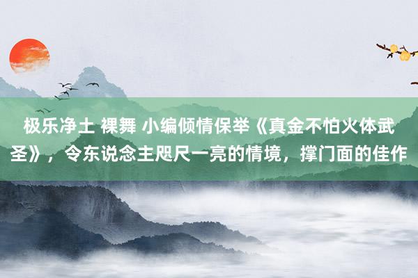极乐净土 裸舞 小编倾情保举《真金不怕火体武圣》，令东说念主咫尺一亮的情境，撑门面的佳作