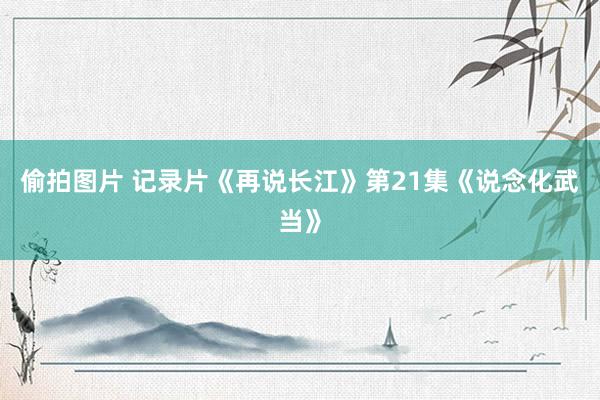 偷拍图片 记录片《再说长江》第21集《说念化武当》