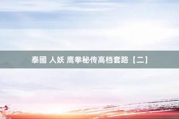 泰國 人妖 鹰拳秘传高档套路【二】